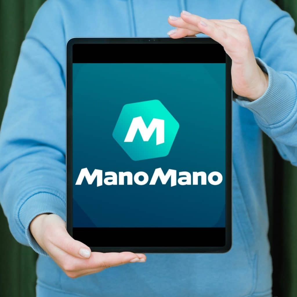 a person holding a tablet